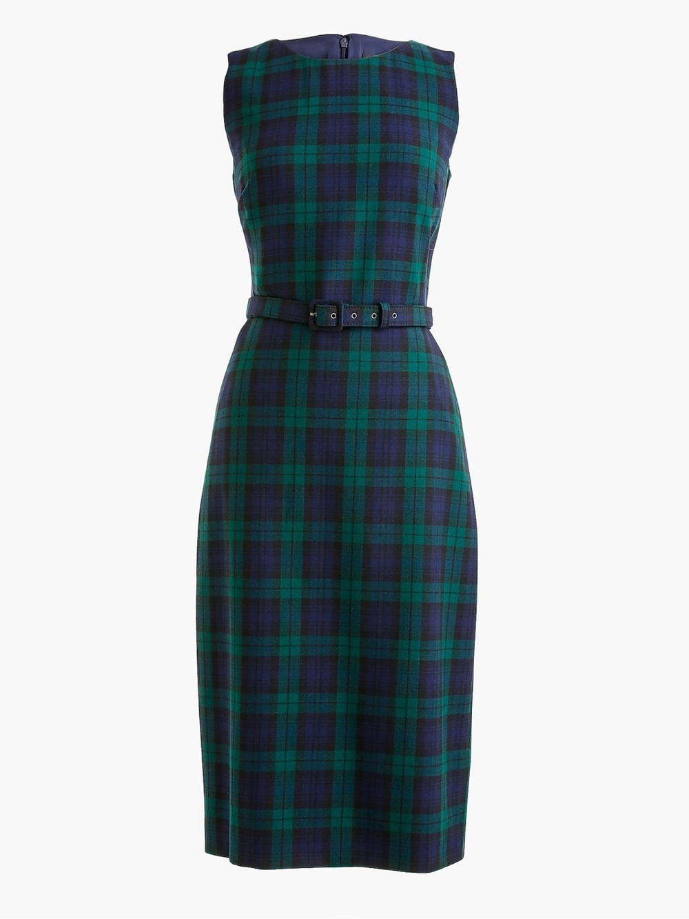 J. Crew Wool Blackwatch Dress